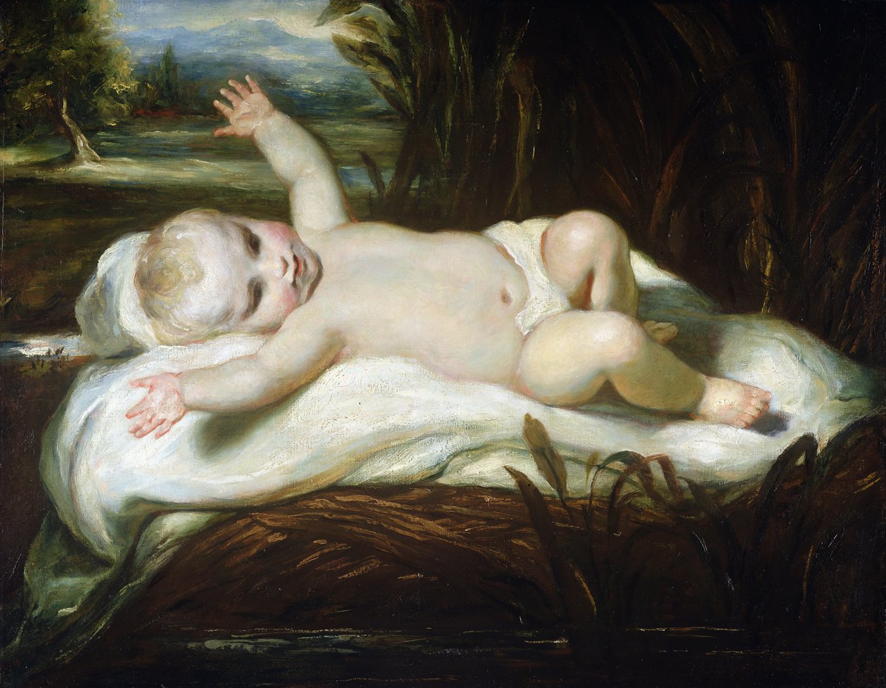 Moisés en los juncos de Joshua Reynolds