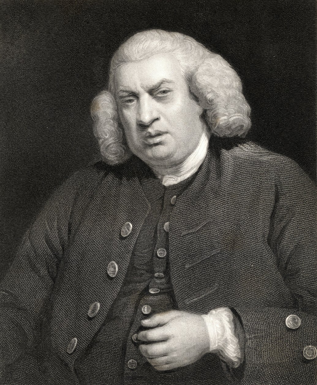Retrato del Dr. Samuel Johnson (1709-84) de Joshua Reynolds
