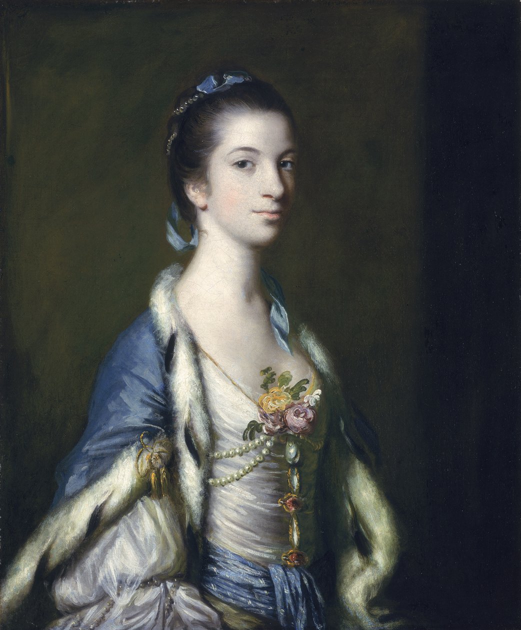 Retrato de una dama, 1758 de Joshua Reynolds