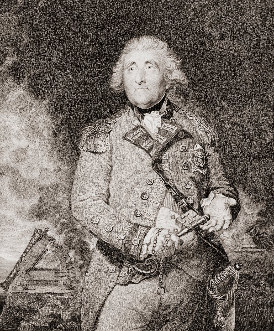 George Augustus Elliott, Lord Heathfield de Joshua (after) Reynolds