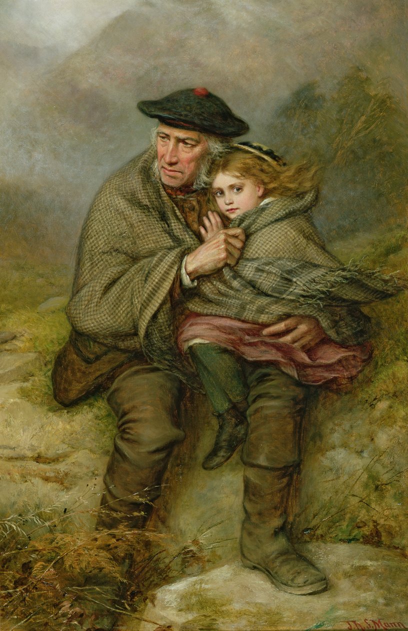 El viento frío, 1876 de Joshua Hargrave Sams Mann