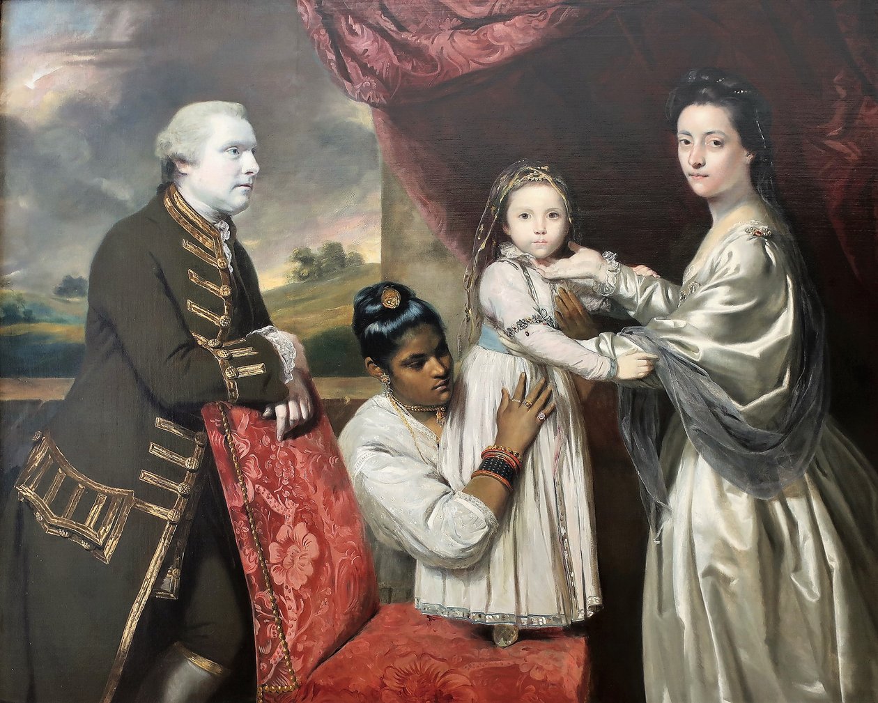 1765 Familia Reynolds Hancock de Joshua Reynolds