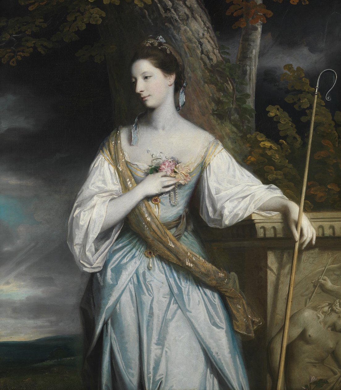 Anne Dashwood 1743-1830, luego condesa de Galloway, 1764 de Joshua Reynolds