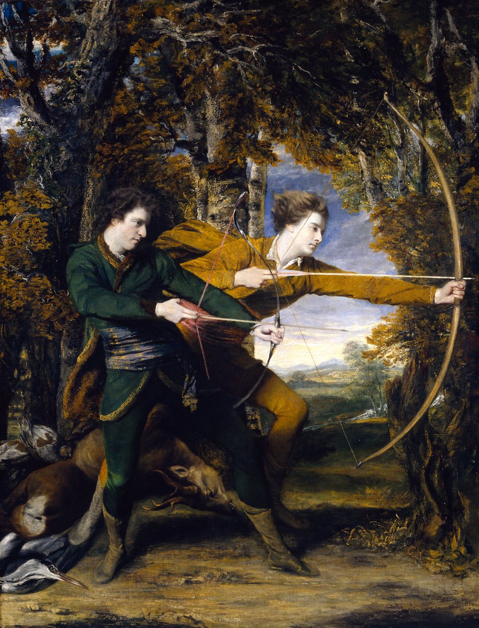 El coronel Acland y Lord Sydney: los arqueros de Joshua Reynolds