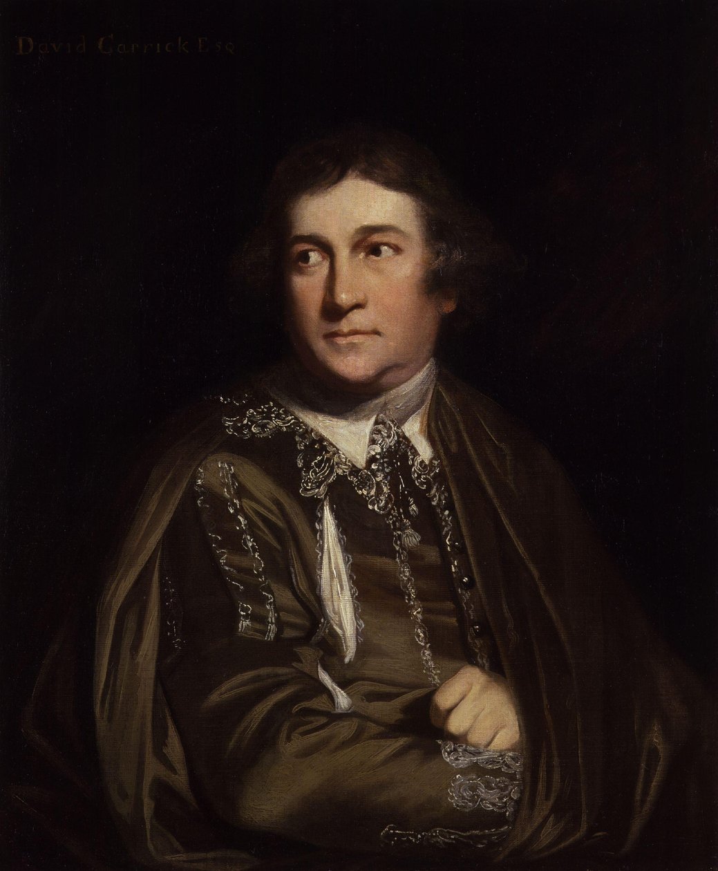 David Garrick como Kitely en "Every Man in his Humour". de Joshua Reynolds