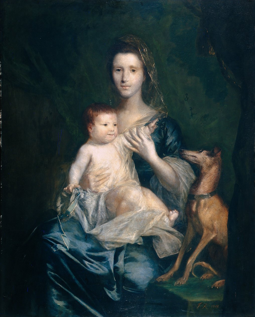 Jane Hamilton, esposa del noveno Lord Cathcart, y su hija Jane, más tarde duquesa de Atholl de Joshua Reynolds