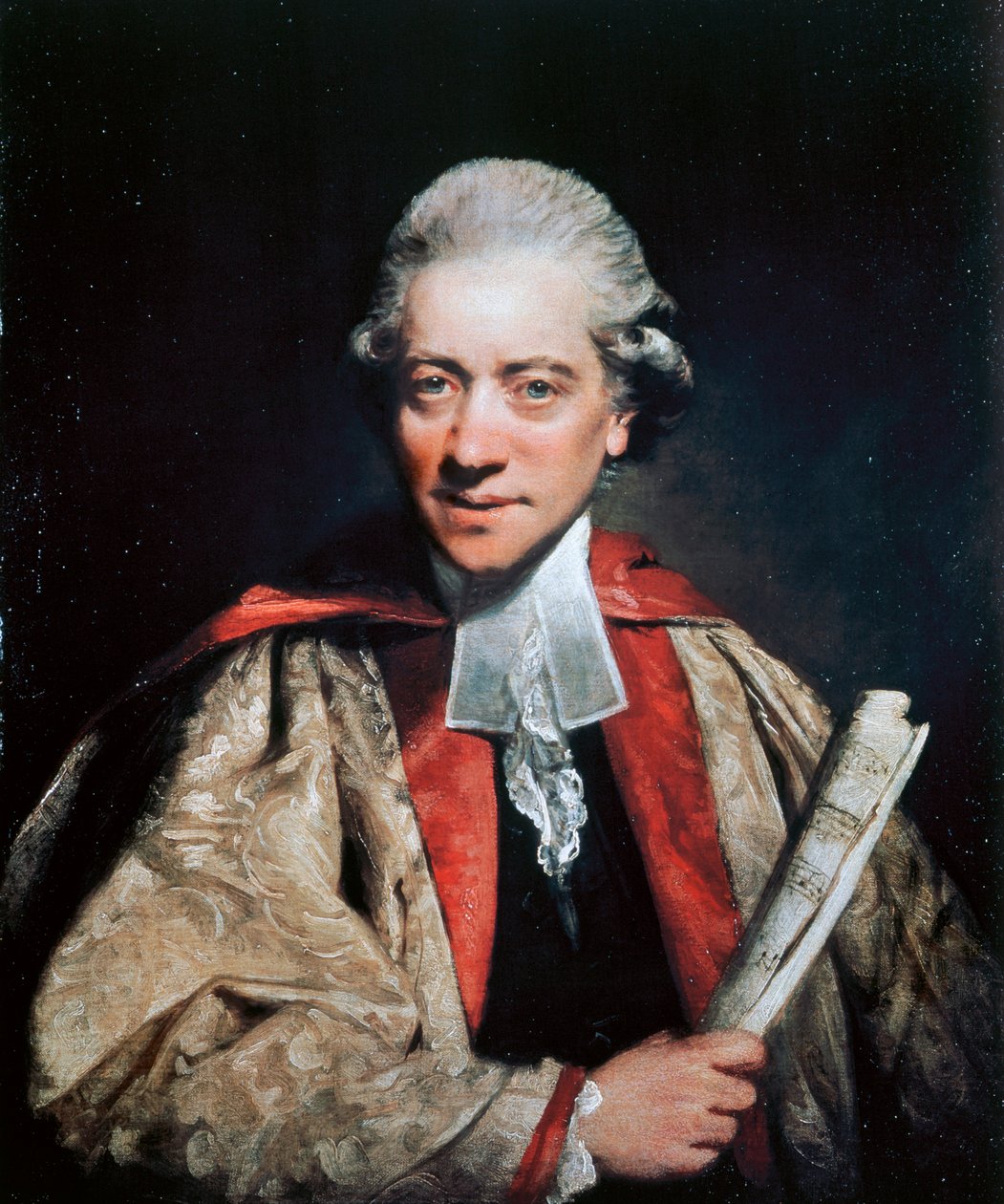 Retrato de Charles Burney, compositor, organista e historiador de la música de Joshua Reynolds