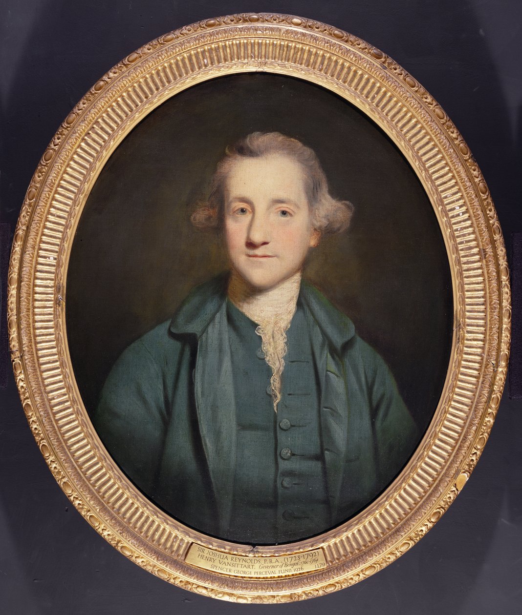 Retrato de Henry Vansittart, Gobernador de Bengala, c.1751-54 de Joshua Reynolds