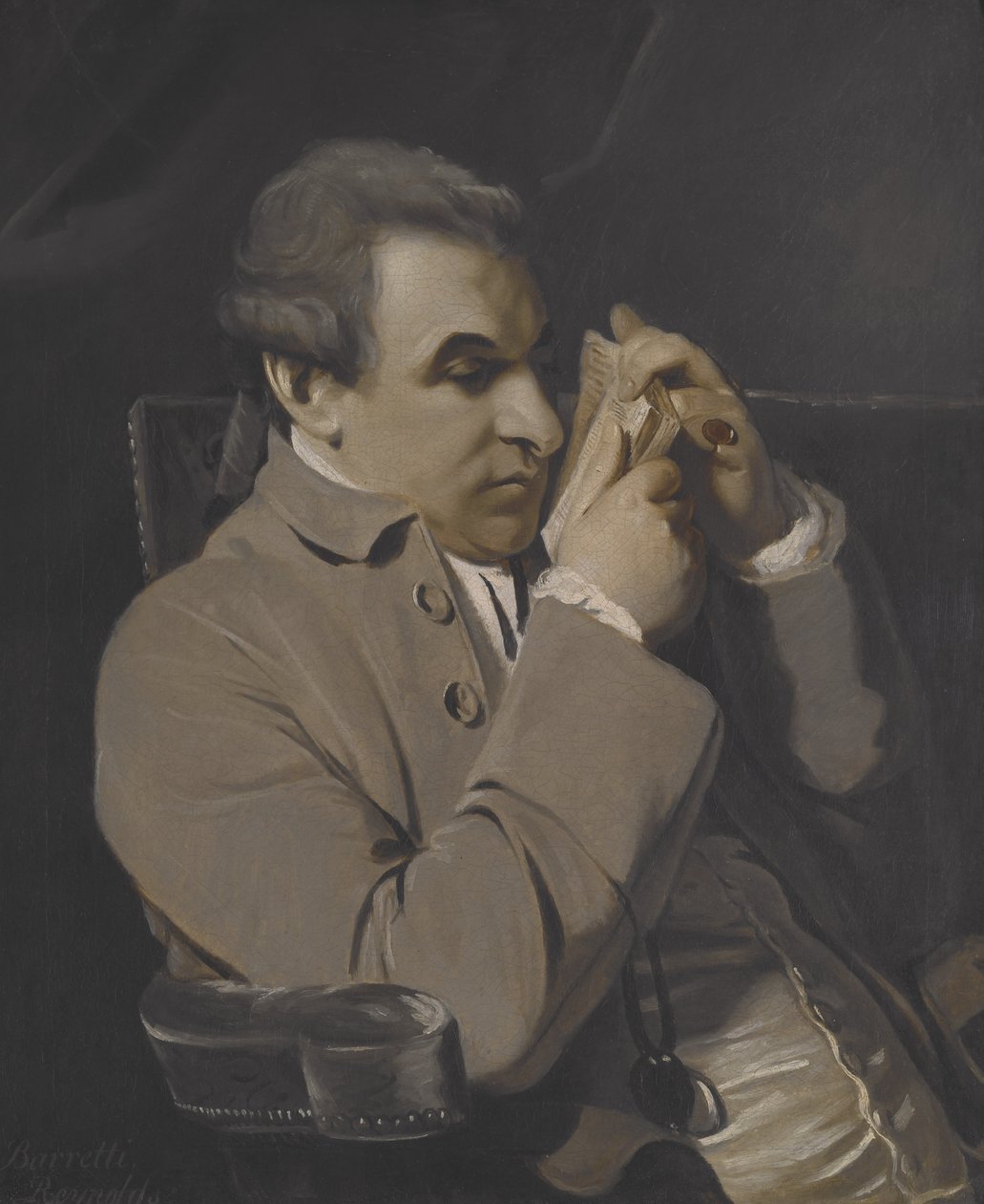 Retrato de Joseph Baretti, copia (óleo sobre lienzo) de Joshua Reynolds