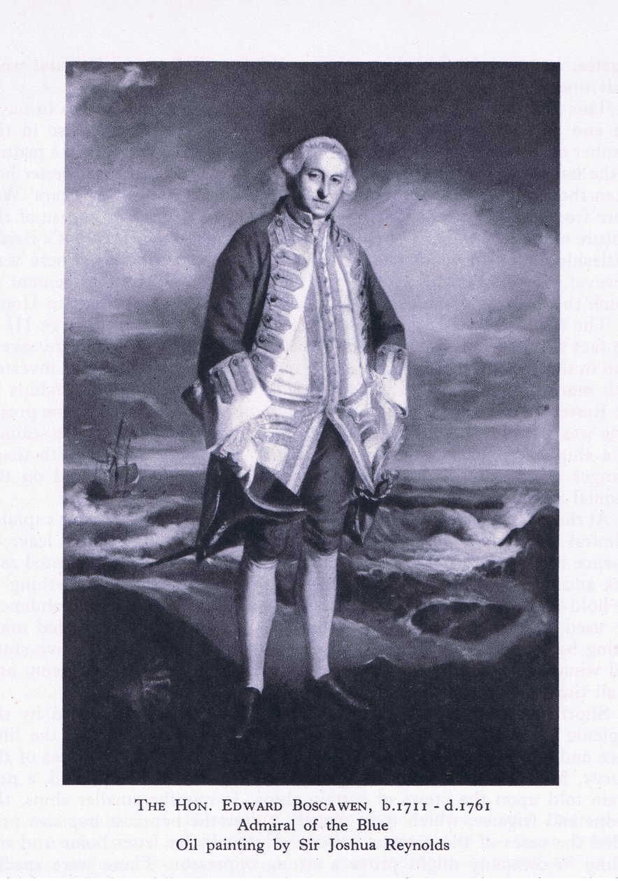 El Honorable Edward Boscawen, de British Adventure publicado por Collins, 1947 de Joshua Reynolds