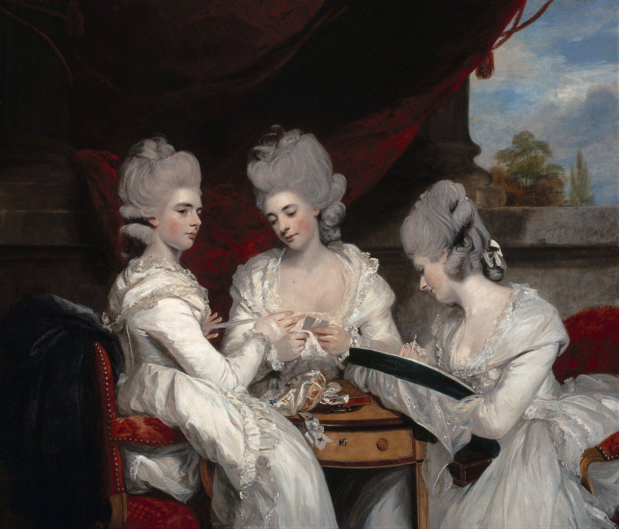 Las damas de Waldegrave de Joshua Reynolds