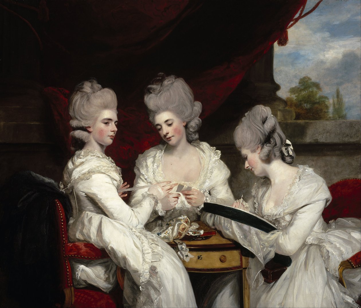 Las damas Waldegrave, 1780 de Joshua Reynolds