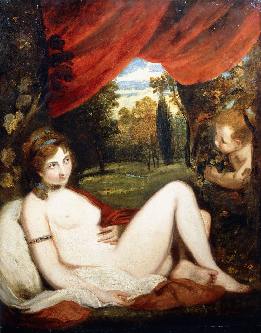 Venus y Cupido, o "La Bacante Lasciva" de Joshua Reynolds