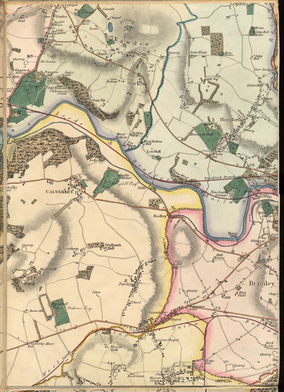 B2, Calverly, Rawdon, Bramley, Rodley, Horsforth, Farsley y Stanningley de Joshua Thorp