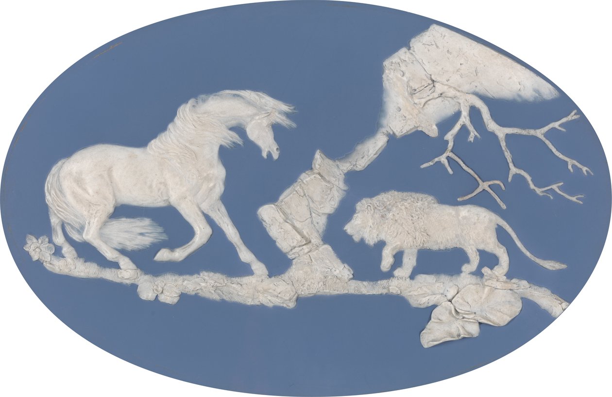 Caballo asustado por un león (Episodio A) de Josiah Wedgwood