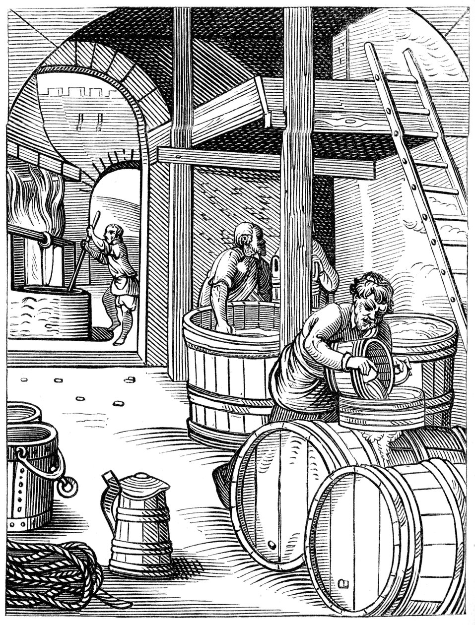 Cervecero, siglo XVI, 1849 de Jost Amman