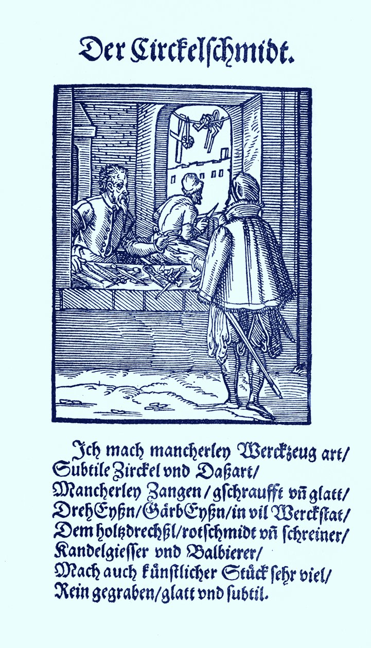 Fabricante de brújulas de Jost Amman