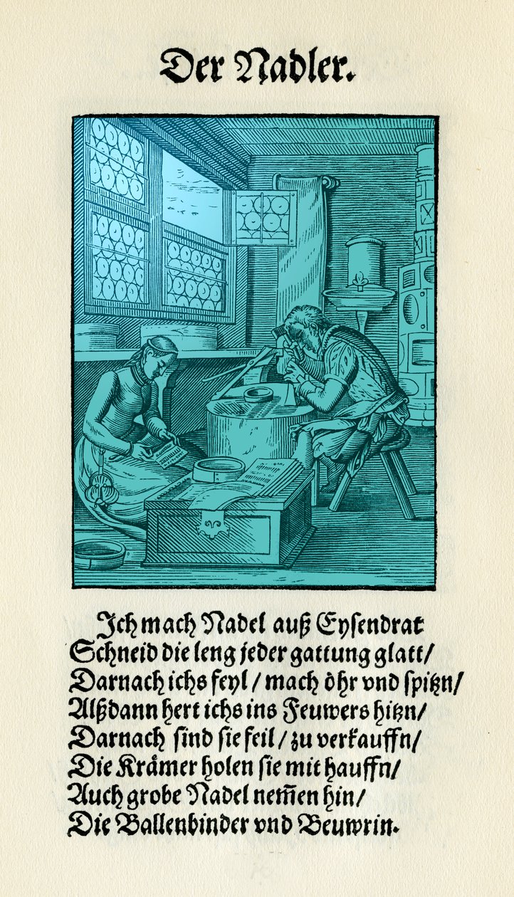 Fabricante de agujas de Jost Amman