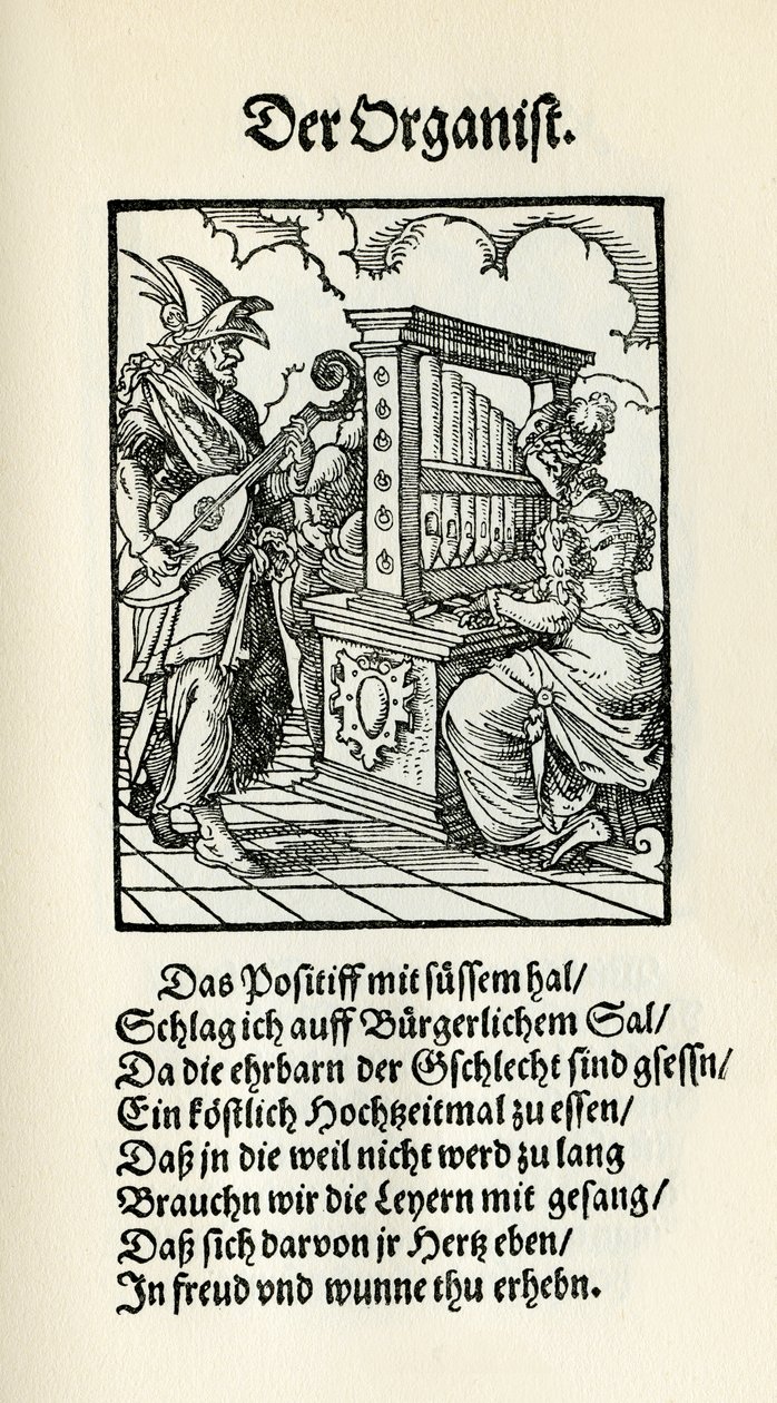 Organista de Jost Amman