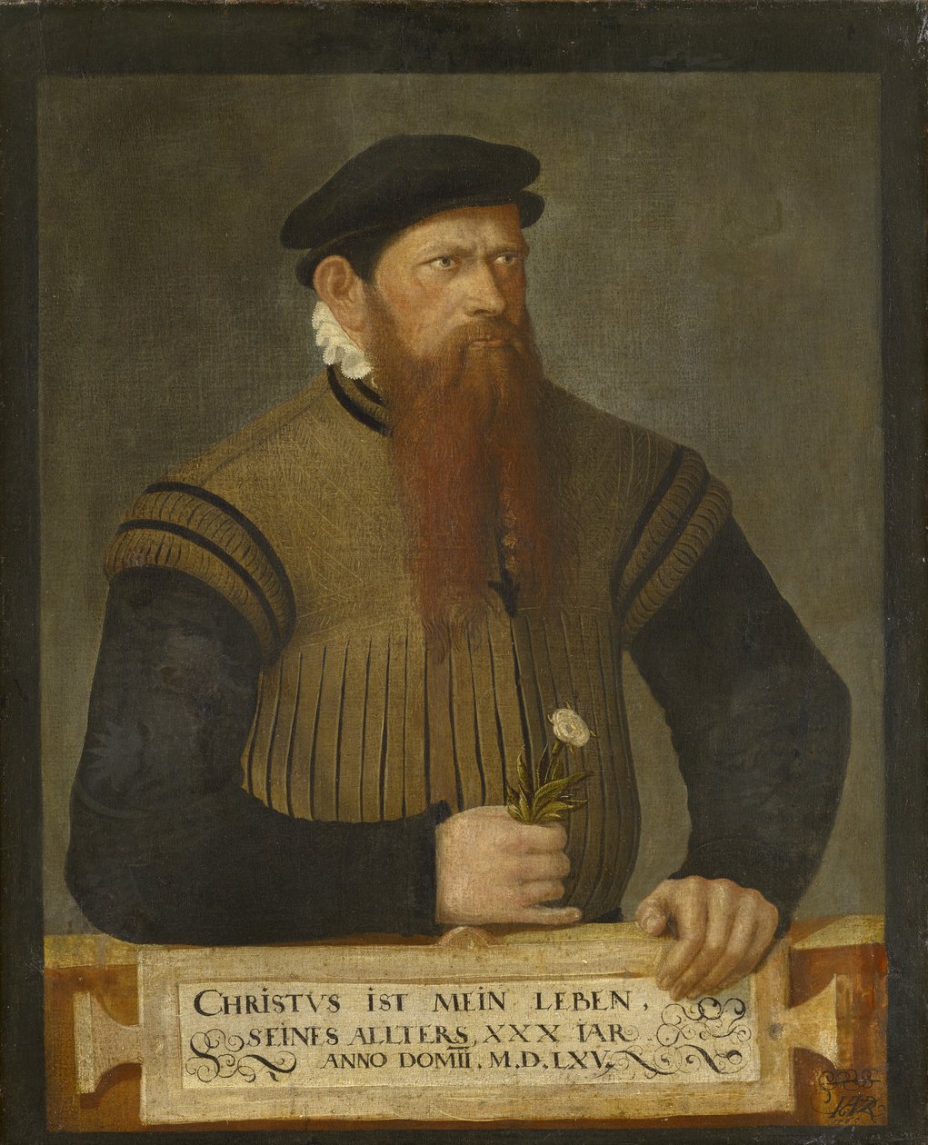 Retrato de un hombre con barba, 1565 de Jost Amman