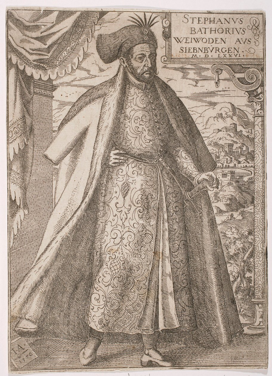 Retrato de Esteban Báthory de Jost Amman