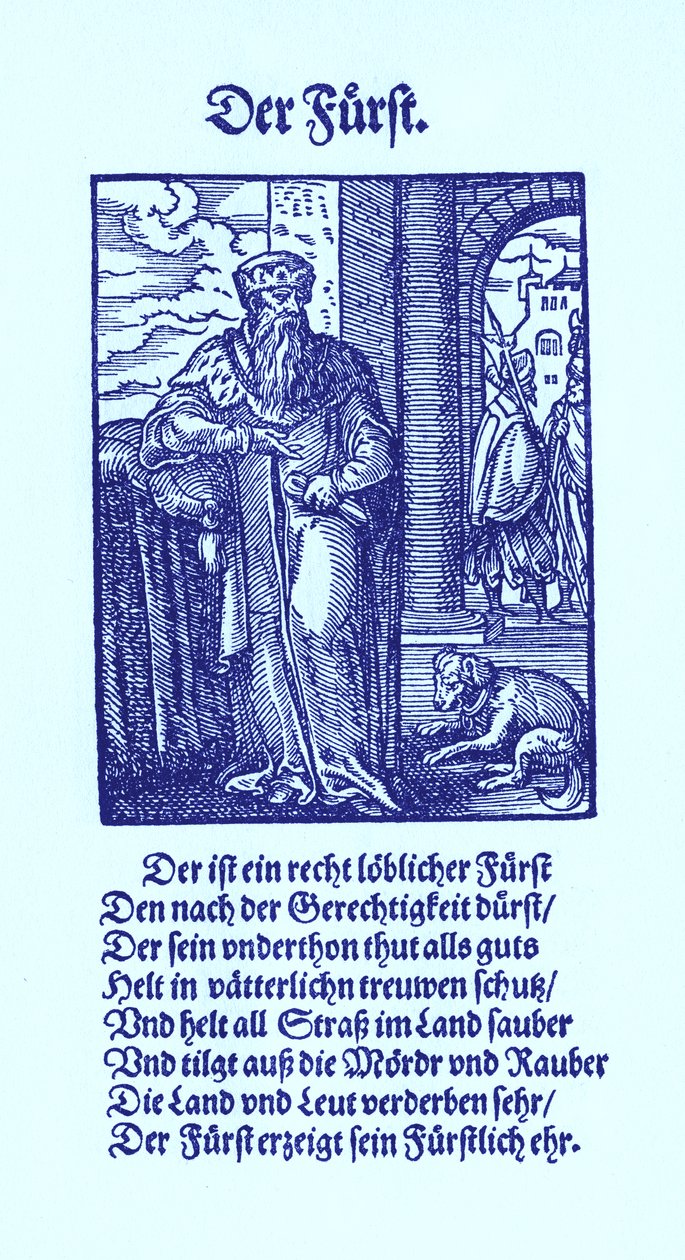 Príncipe soberano / Furst de Jost Amman