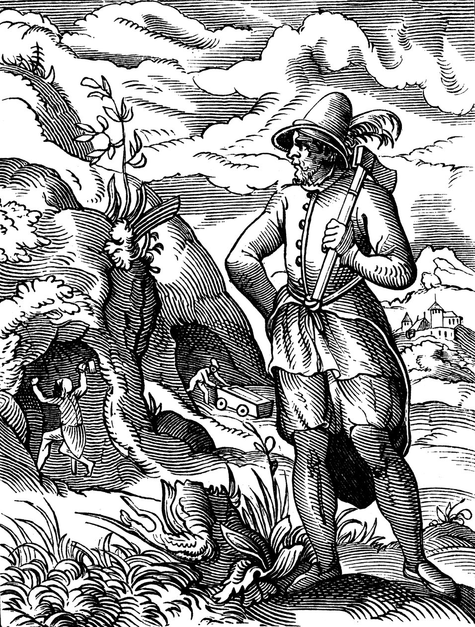 El minero, siglo XVI de Jost Amman