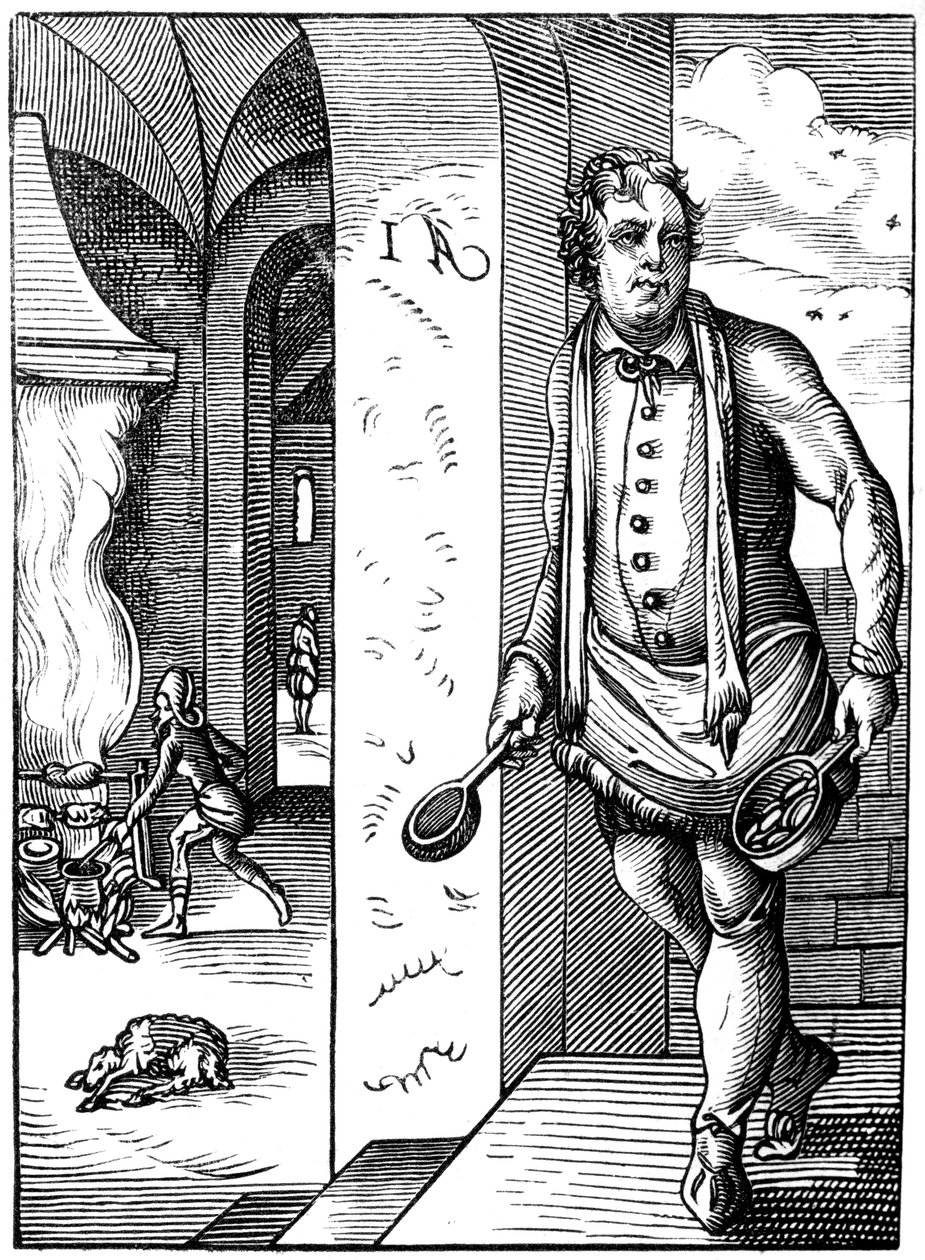 El cocinero, siglo XVI 1849 de Jost Amman