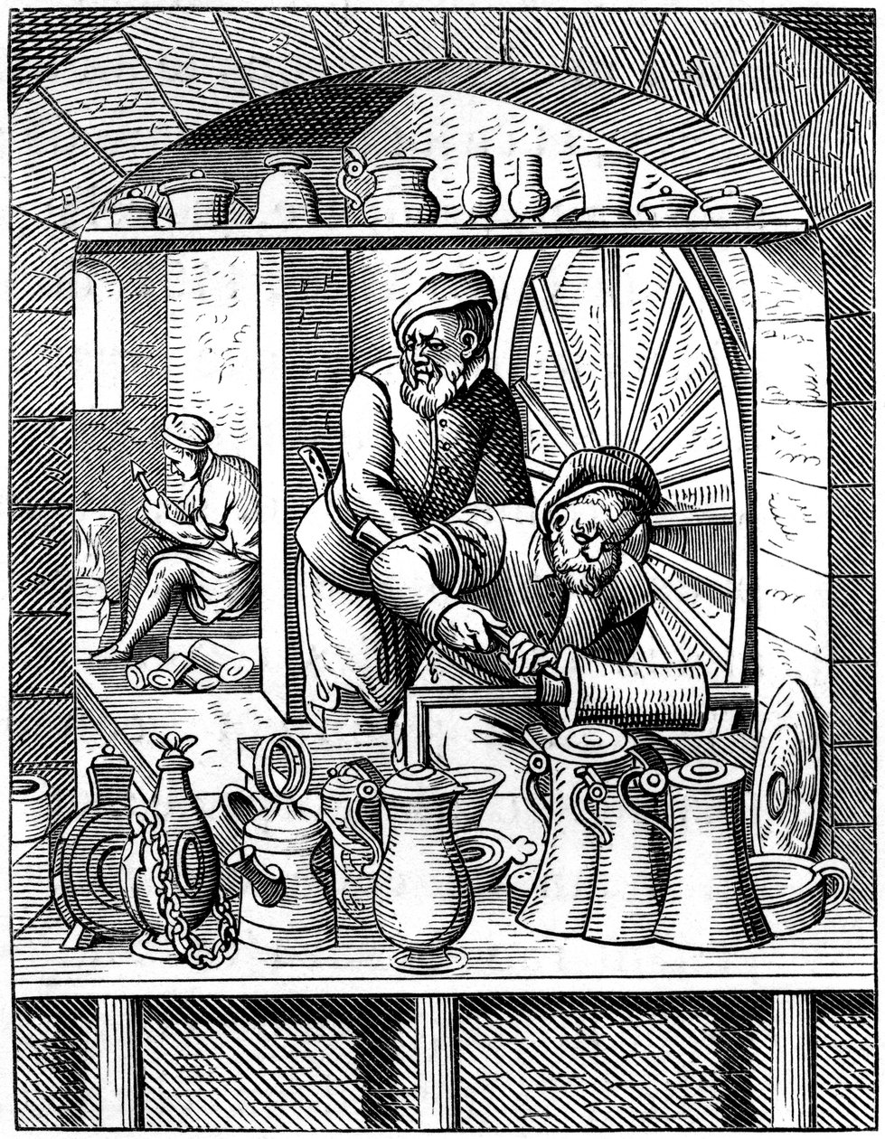Hojalatero, siglo XVI de Jost Amman