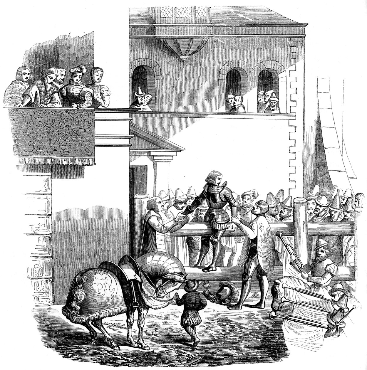 El desgaste de un caballero, 1565 1849 de Jost Ammon