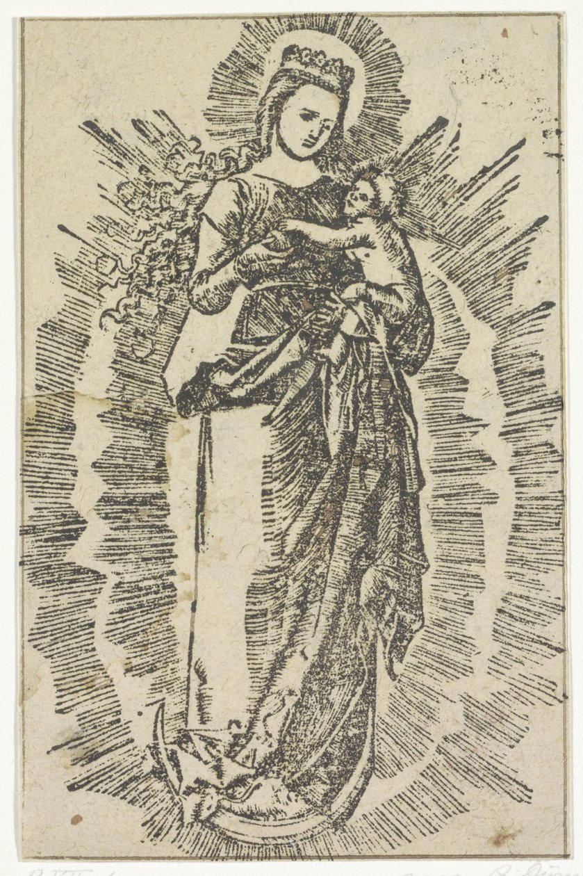 María con el niño Cristo de Jost de Negker