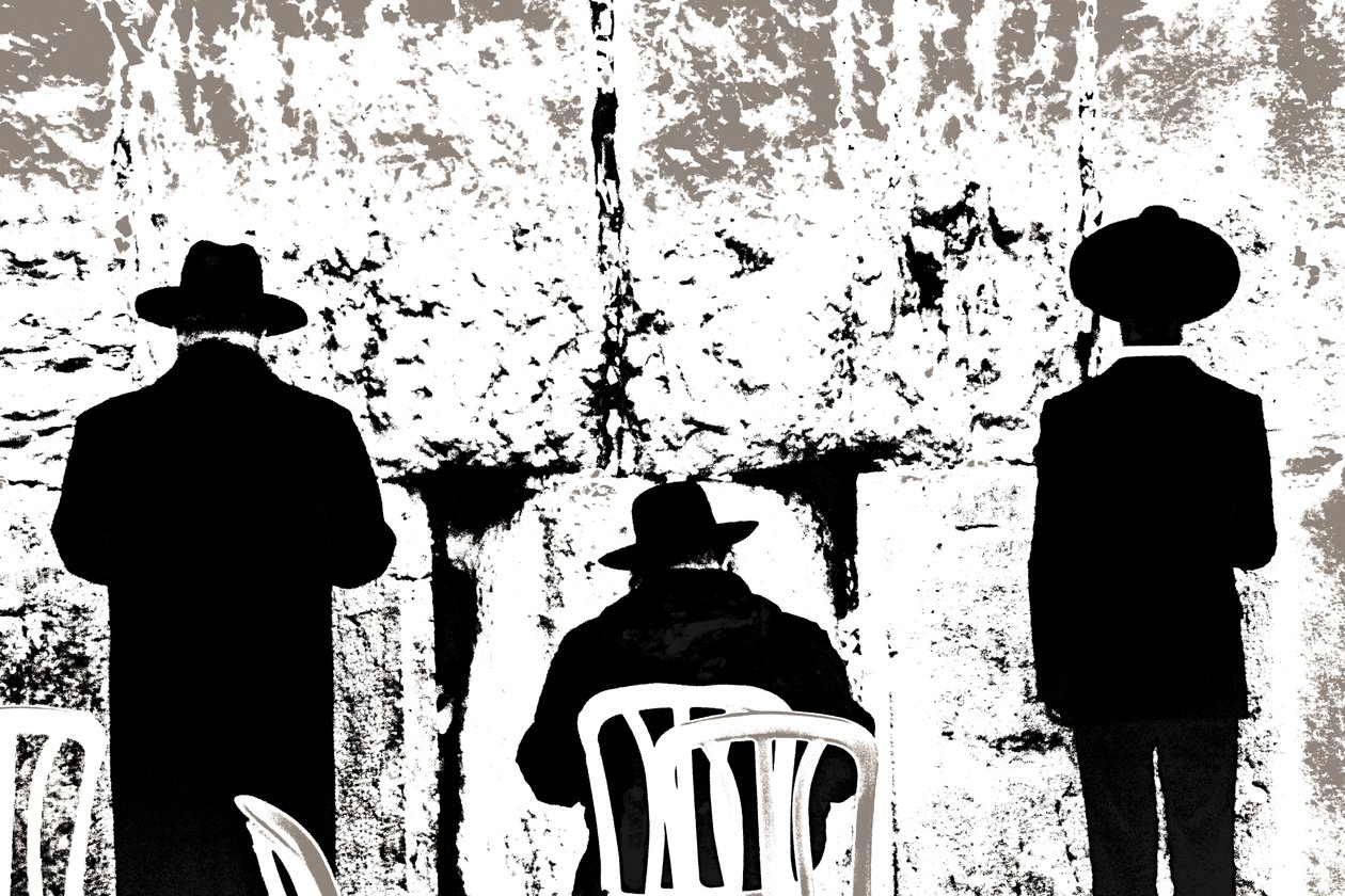 Dovening, de la serie Martes en el Muro de las Lamentaciones, 2016 (fotografía). de Joy Lions