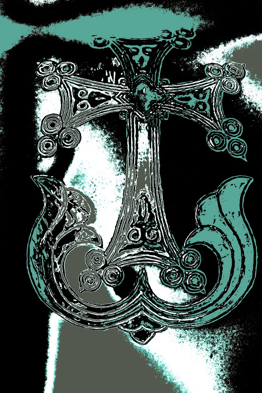 Cruz ornamental, de la serie, Iglesia del Santo Sepulcro, 2015 (fotografía) de Joy Lions