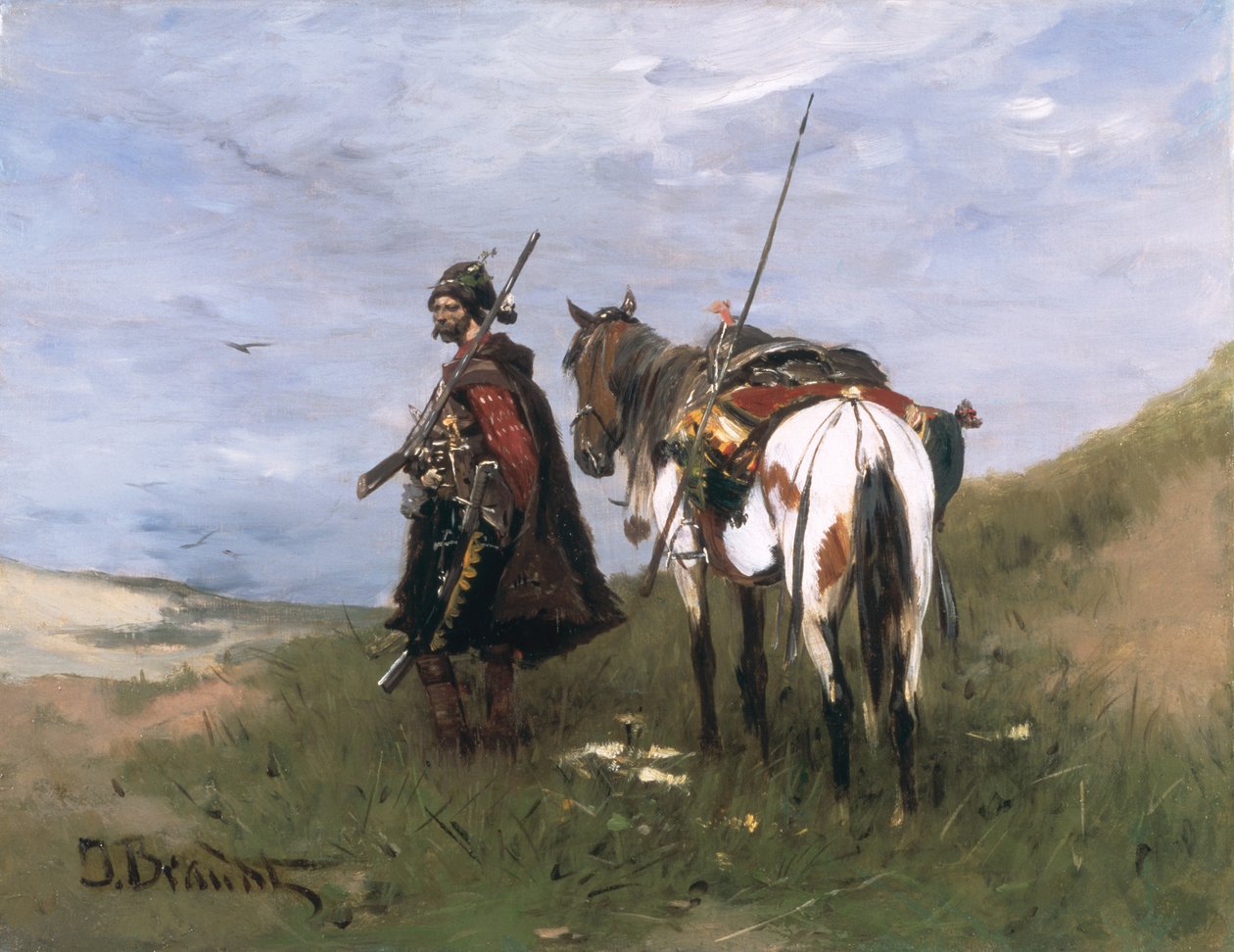 En Campos Salvajes, c.1900 de Jozef Brandt
