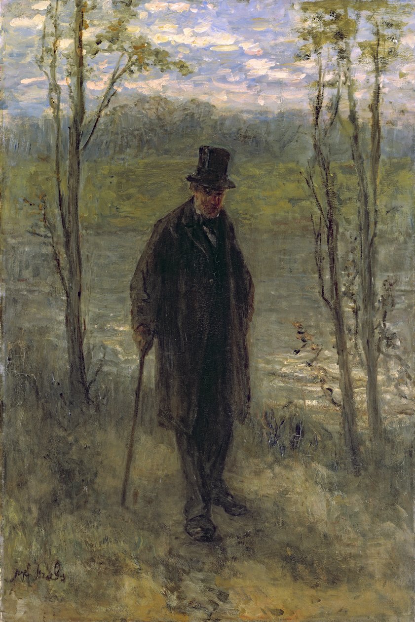 El crepúsculo de la vida, c.1907 de Jozef Israëls