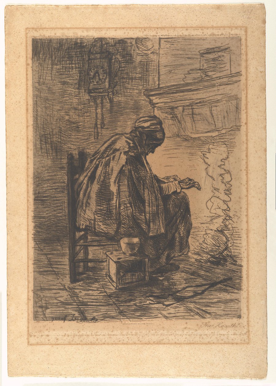 La chimenea de Jozef Israëls