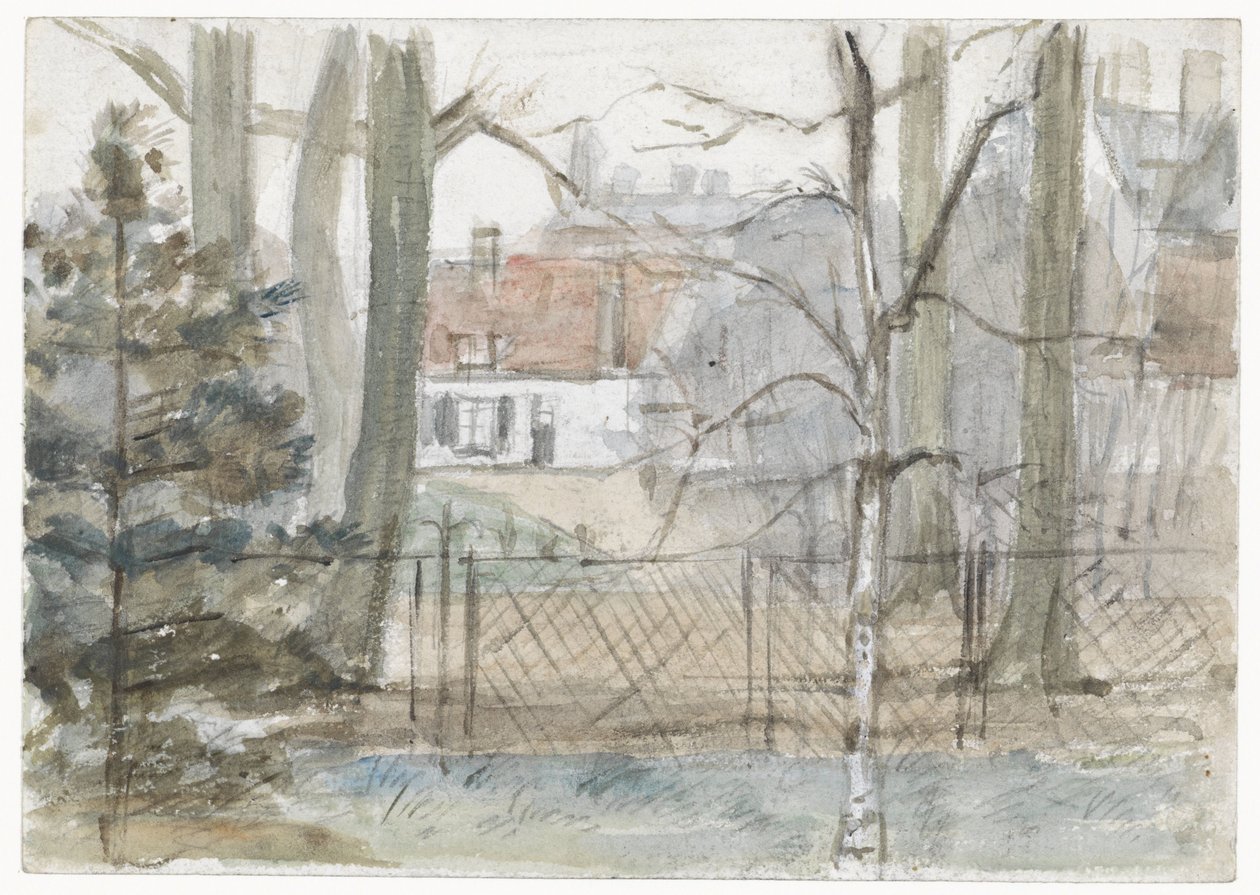 Casa exterior y jardín de Jozef Israëls