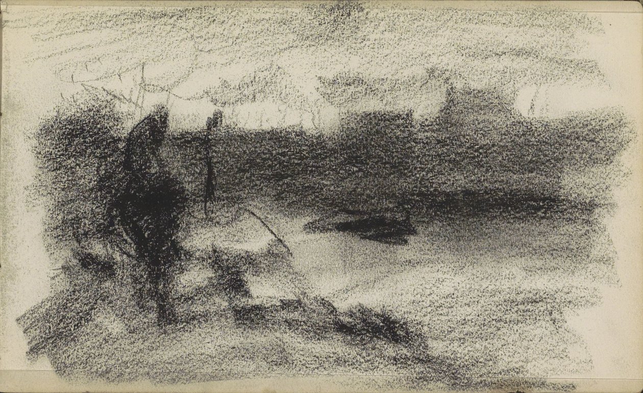 Paisaje con agua de Jozef Israëls