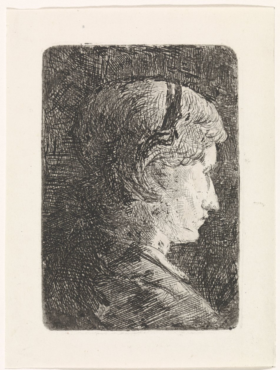 Retrato de Oveja Aleida de Jozef Israëls