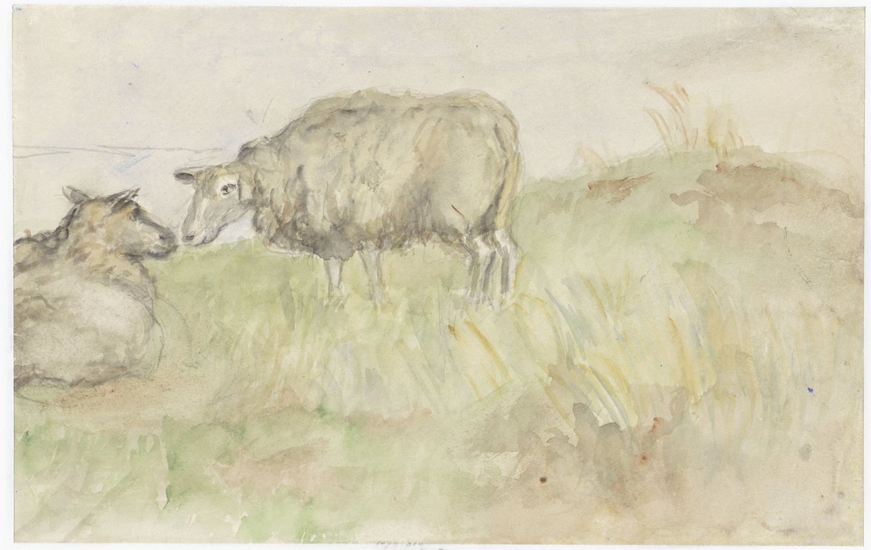 Dos ovejas de Jozef Israëls
