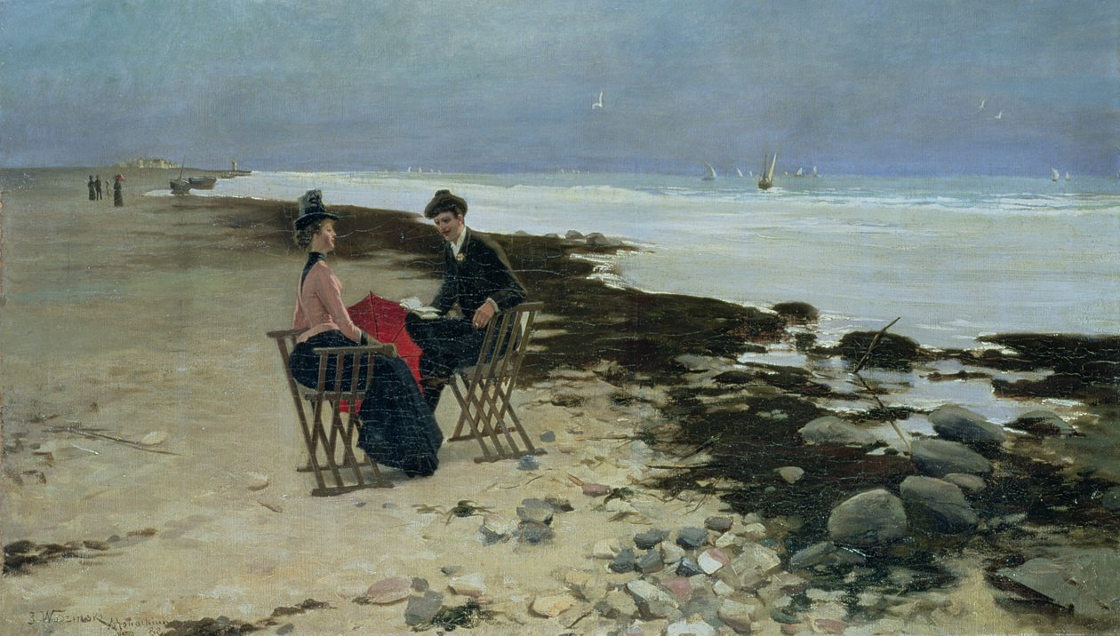 Vacaciones en la Playa, 1888 de Jozef Wodzinski