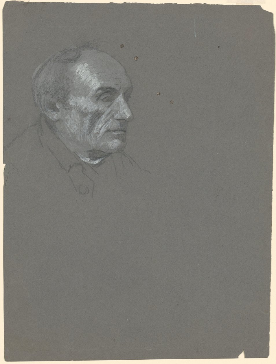 Cabeza de un hombre de Jr. Enoch Wood Perry