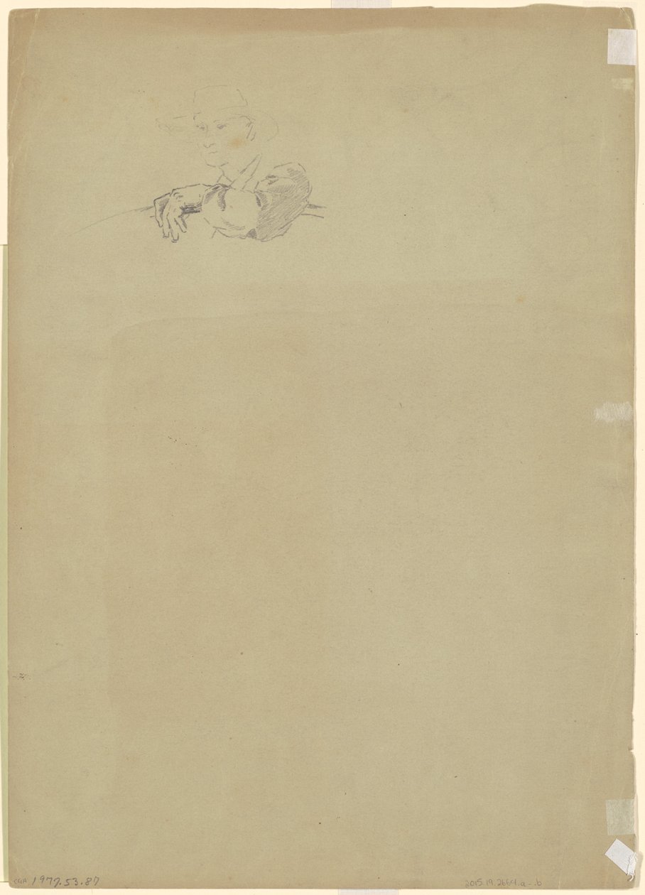 Estudio de un granjero de Jr. Enoch Wood Perry