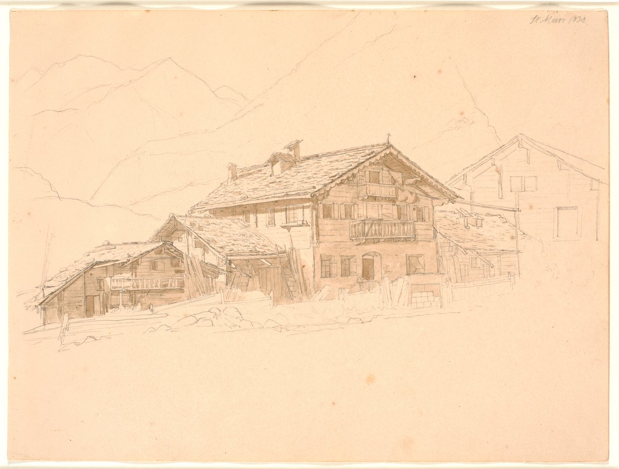 Casa de campesinos en Tirol. Santa Mari de Jørgen V. Sonne
