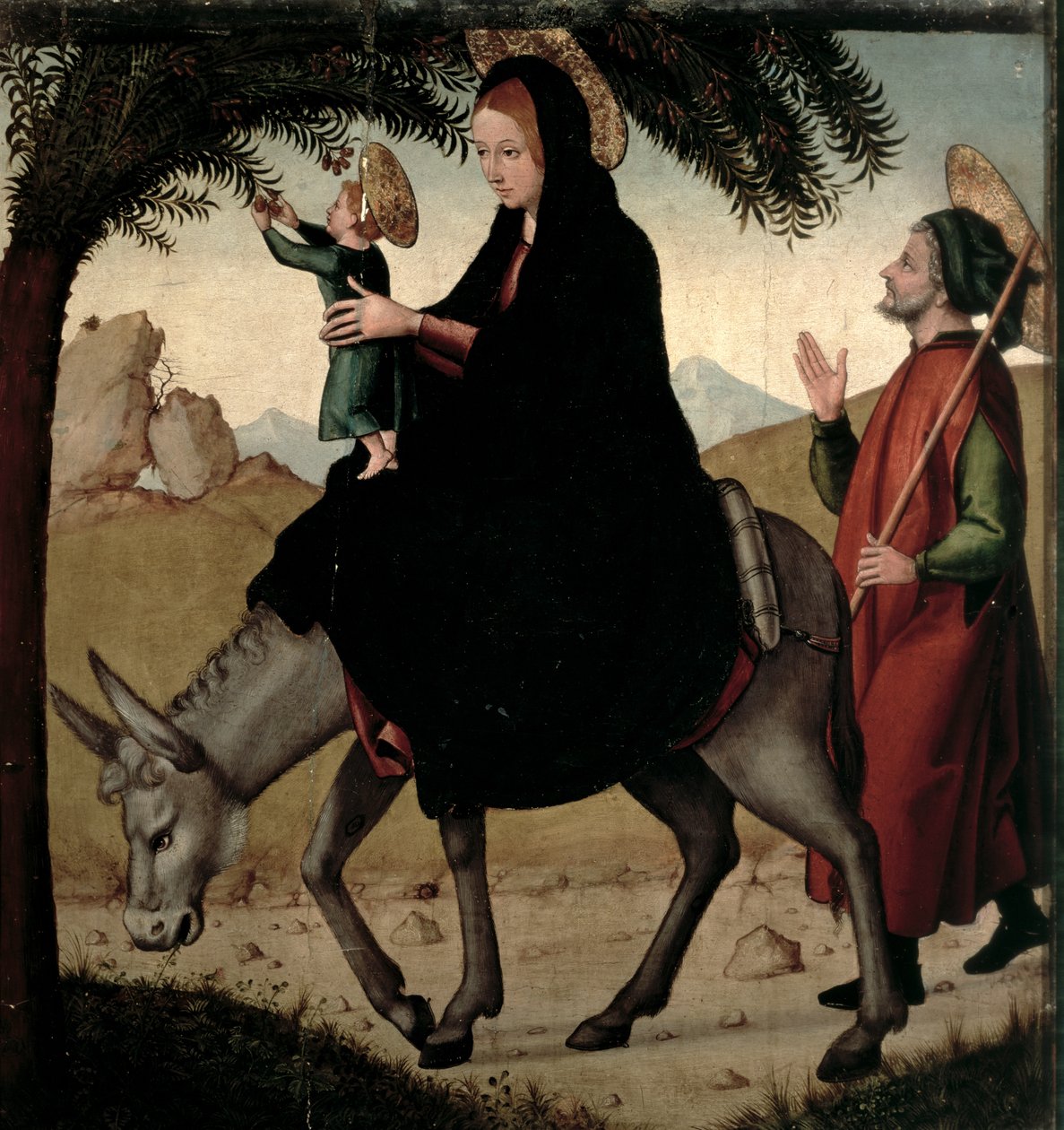 La huida a Egipto de Juan de Borgoña