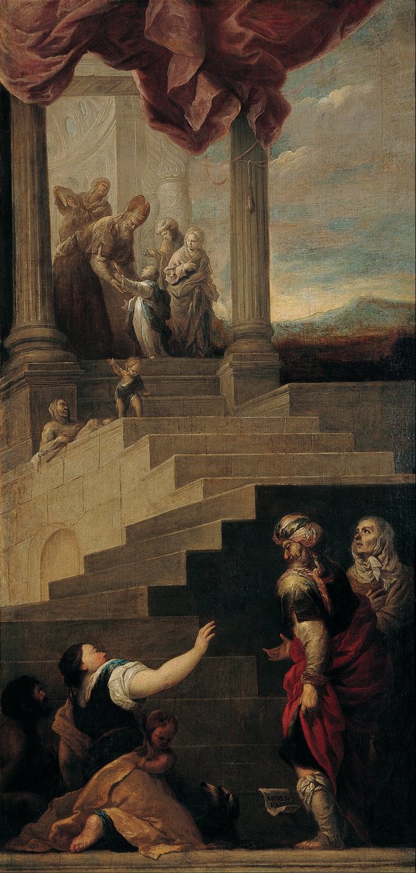 Introducción de la Virgen en el Templo de Juan de Sevilla