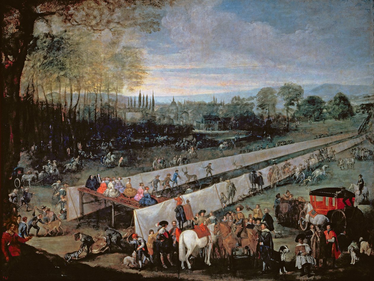 La Cacería del Tabladillo, Aranjuez de Juan Bautista Martinez Del Mazo