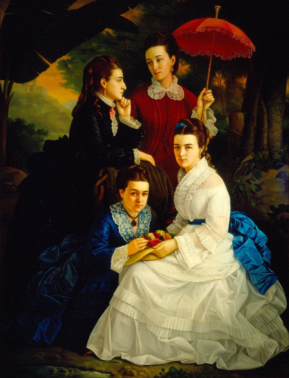Retrato de las hijas de Manuel Cordero de Juan Cordero