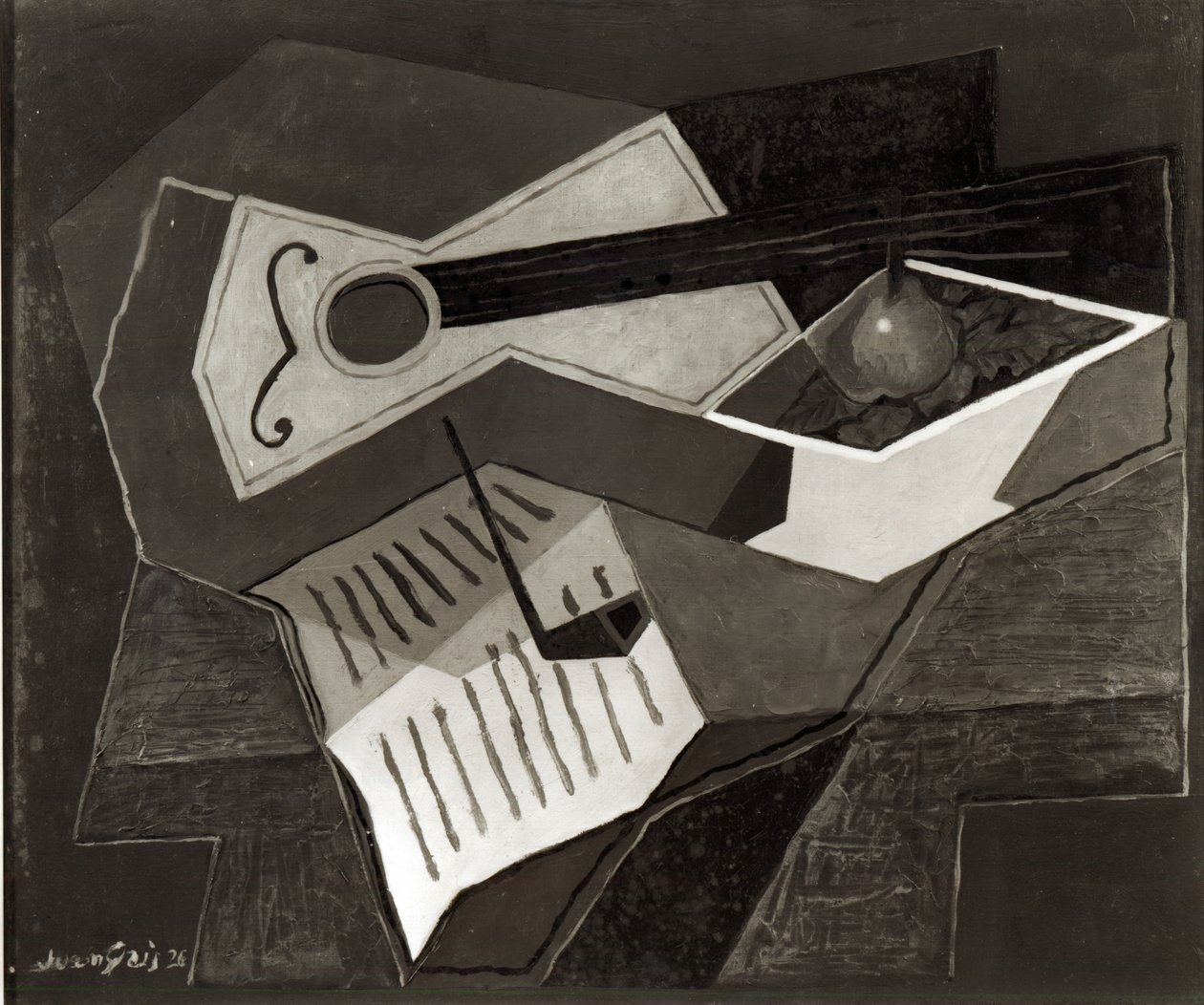Guitarra y Frutero, 1926 de Juan Gris