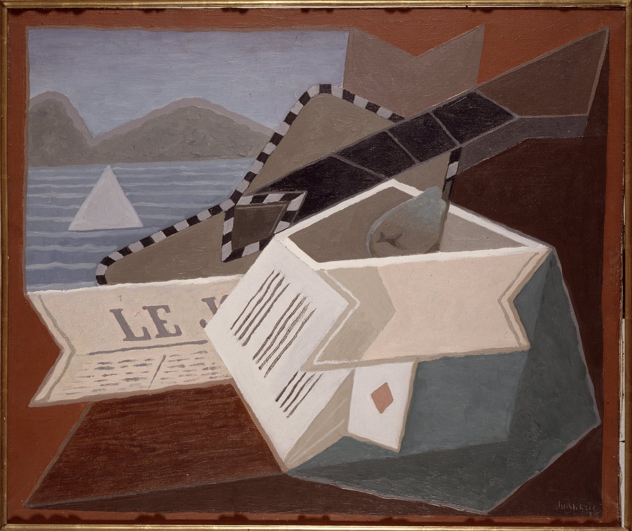La guitarra frente al mar de Juan Gris